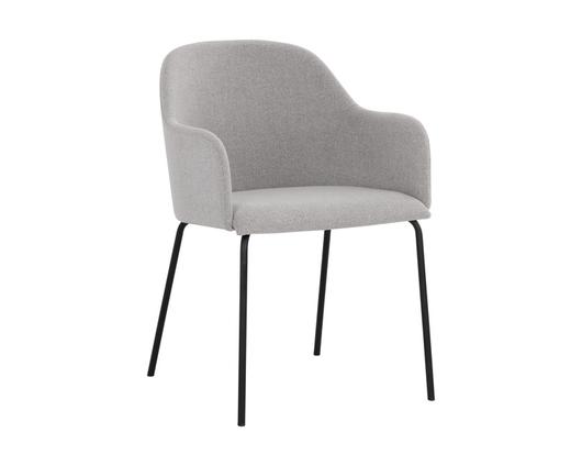 HENSLEY DINING ARMCHAIR - MINA WARM GREY by Sunpan