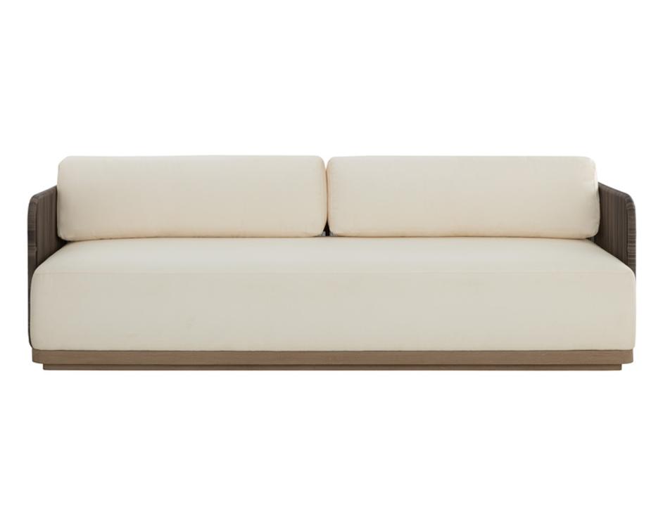 RAVENNA SOFA - STINSON CREAM by Sunpan