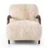 Sandro Chair - Champagne Mongolian Fur by Four Hands