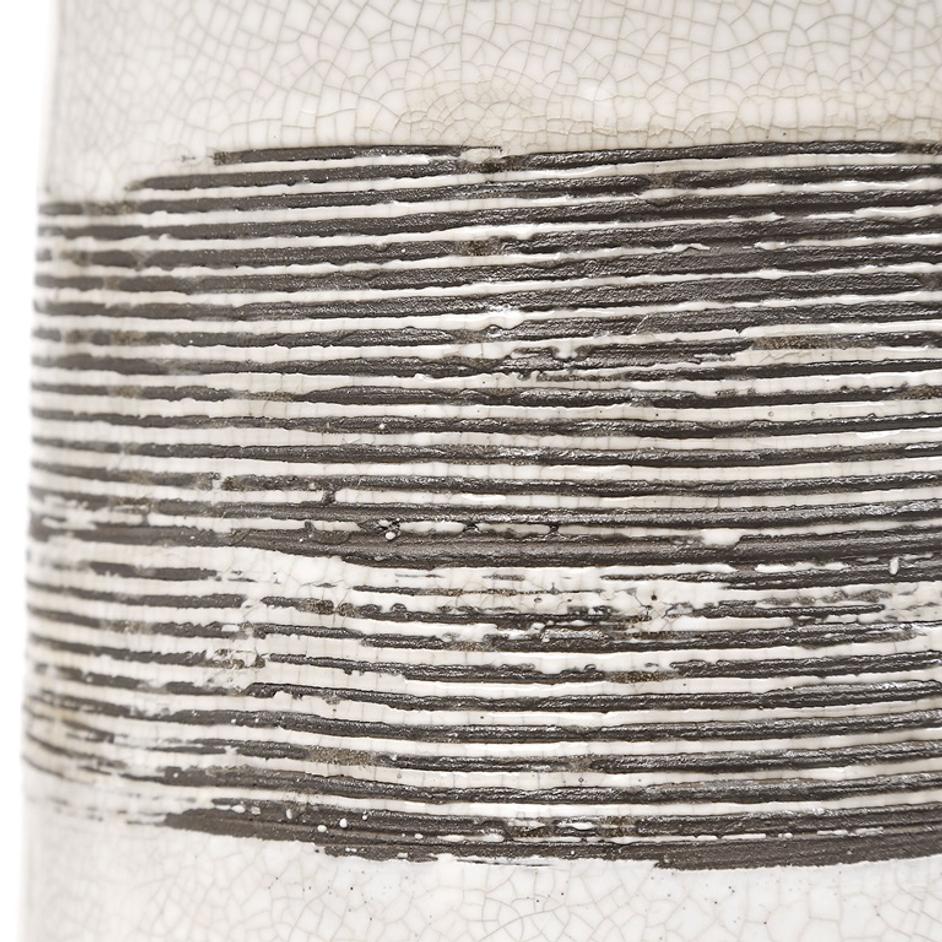 Comanche White Crackle Table Lamp by Uttermost