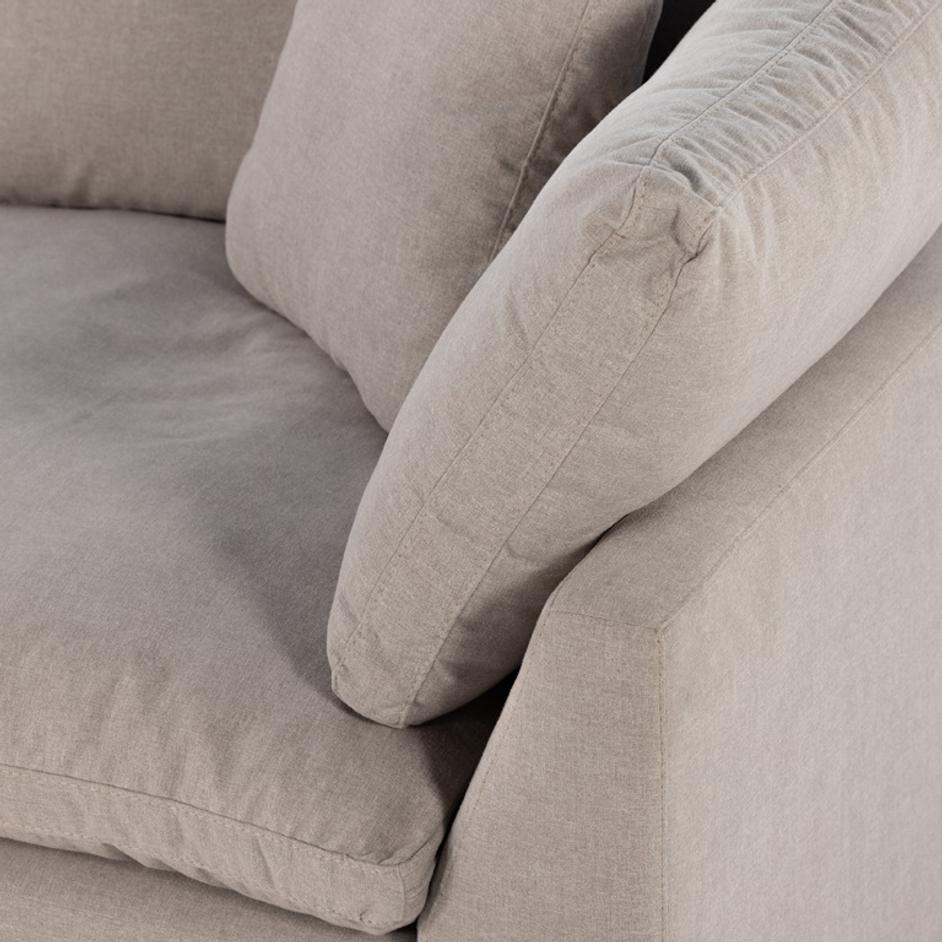 Stevie 5Pc Laf Sectional Sofa In Flannel by FOUR HANDS