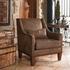 Clay Leather Armchair by Uttermost