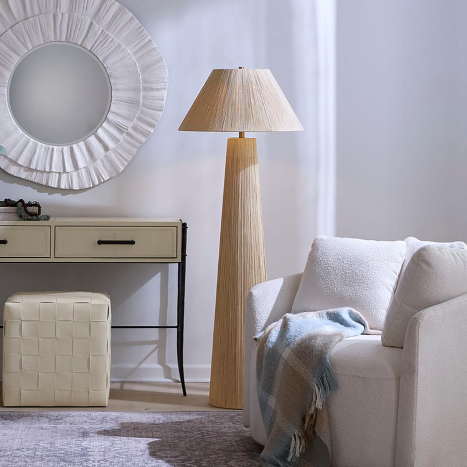 Tension Jute Floor Lamp by Jamie Young