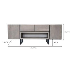 TIBURON MEDIA CABINET BLUSH MULTI by Moes Home