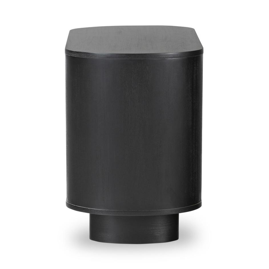 Paden Nightstand - Aged Black Acacia by Four Hands