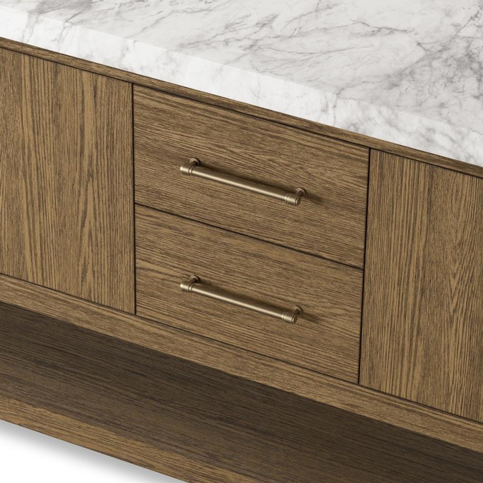 Anthem Double Vanity - Washed Natural Veneer by Four Hands