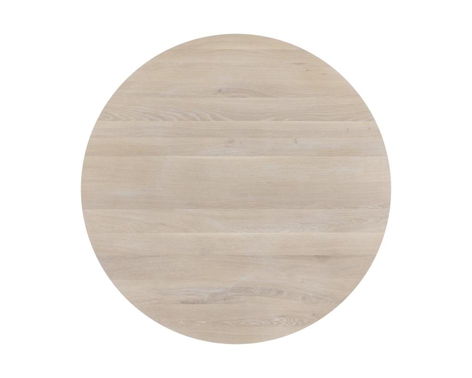 ELINA DINING TABLE - ROUND - LIGHT OAK - 54" by Sunpan