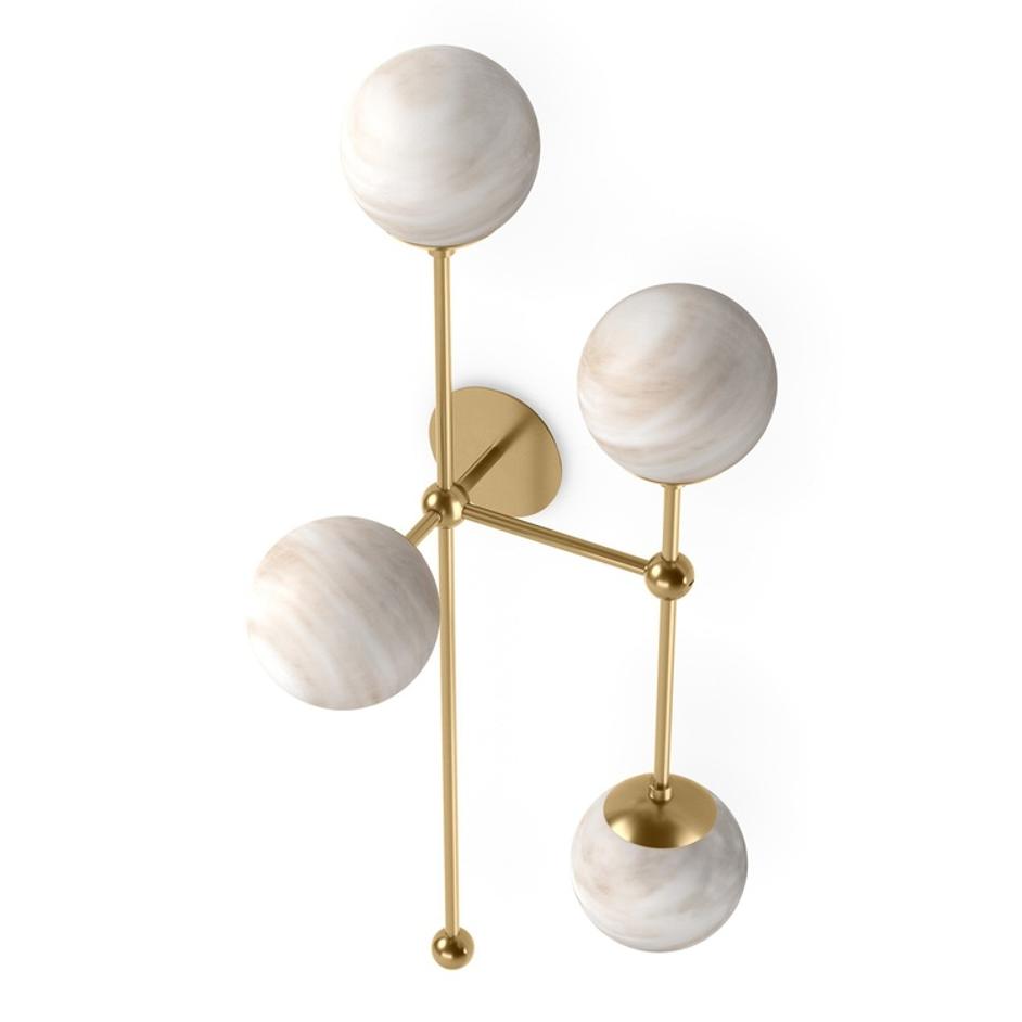 Armstrong 4 R Sconce - Burnished Brass by Four Hands