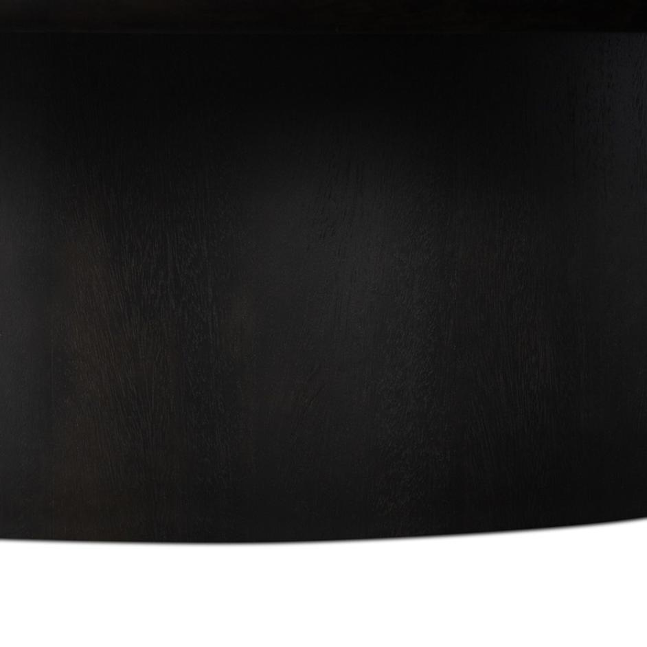 Zach Large Coffee Table - Charcoal Parawood Veneer by Four Hands