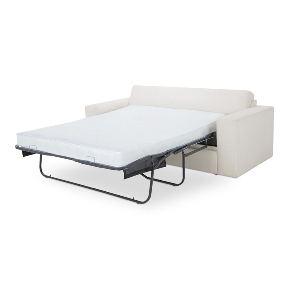 Kiran Sleeper Sofa White by Moes Home