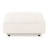 Rosello Ottoman White by Moes Home
