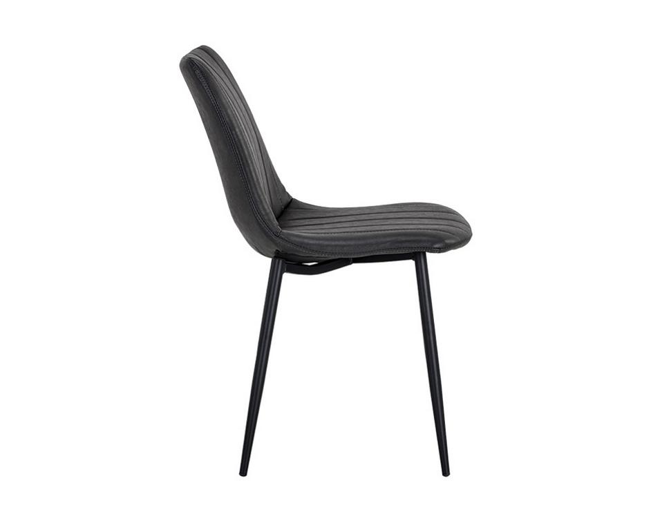 Drew Dining Chair - Black - Bravo Portabella by Sunpan