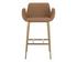 LUCANO BARSTOOL - MILLIKEN COGNAC by Sunpan