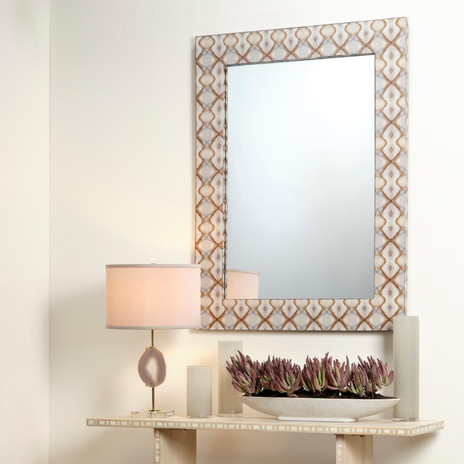Kaleidoscope Rectangle Wall Mirror by Jamie Young