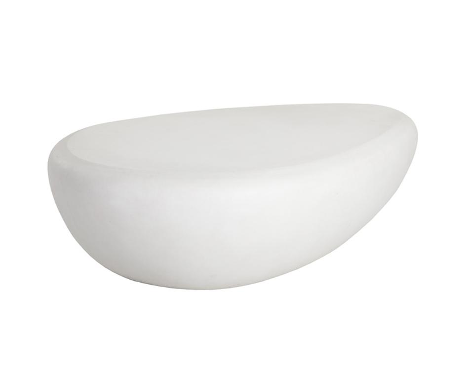 CORVO COFFEE TABLE - LARGE - WHITE by Sunpan