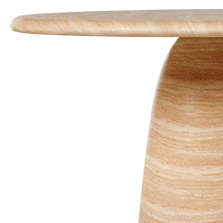 Janice Dining Table - Sand Striae by Four Hands