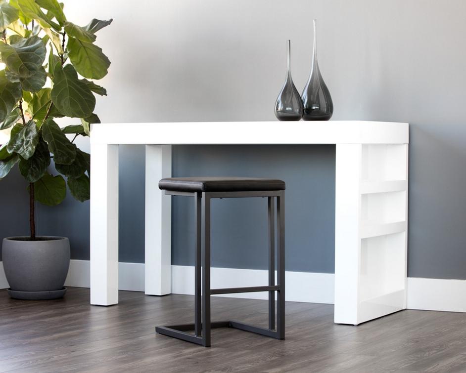 Boone Counter Stool - Grey - Onyx by Sunpan