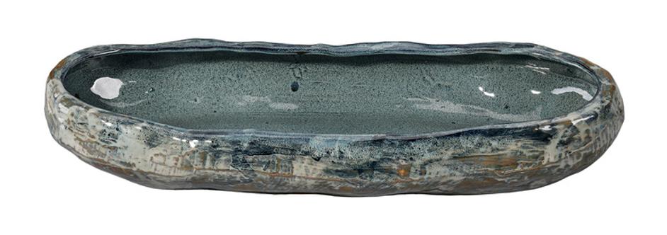 Unearthed Oval Ceramic Decorative Bowl by Jamie Young