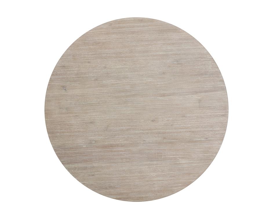 Cypher Dining Table Top - Wood - White Ceruse - 55" by Sunpan