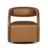 Hawkins Swivel Chair In Sonoma Butterscotch by FOUR HANDS
