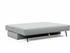 OSVALD FULL SOFABED in MELANGE GREY FABRIC WITH Black steel LEGS 538 by INNOVATION USA