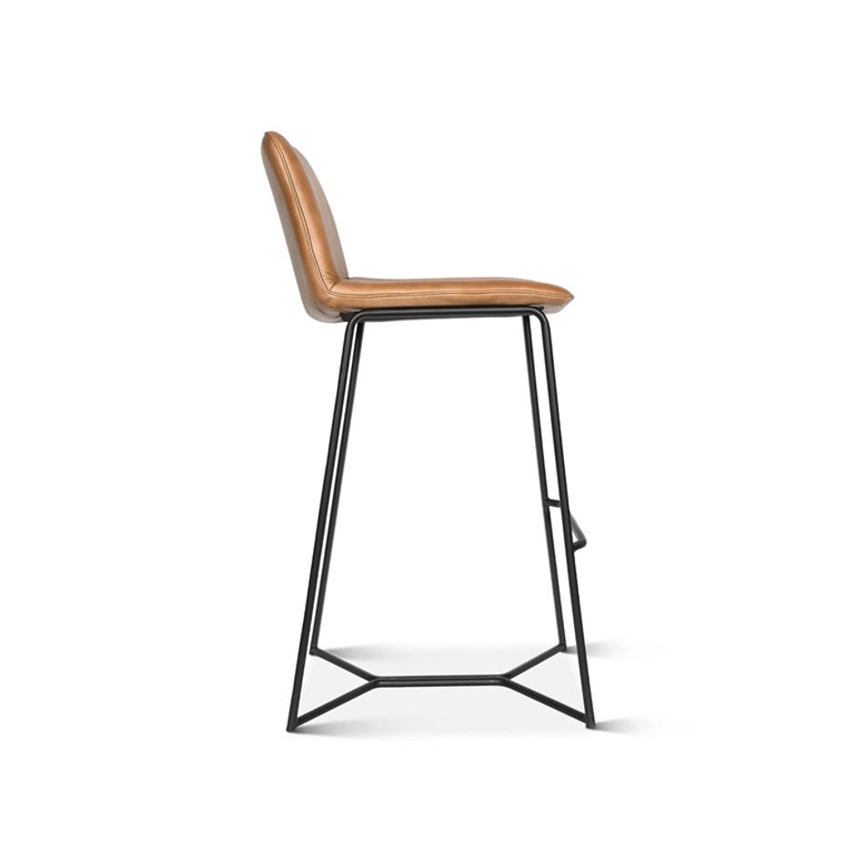 Morgan Bar Chair, Hand Washed Taupe by Home Trends & Design