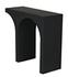 Maximus Console/Side Table, Black Steel by Noir Furniture