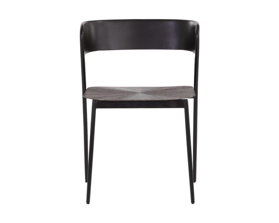 KEANU DINING CHAIR - GUNMETAL by Sunpan