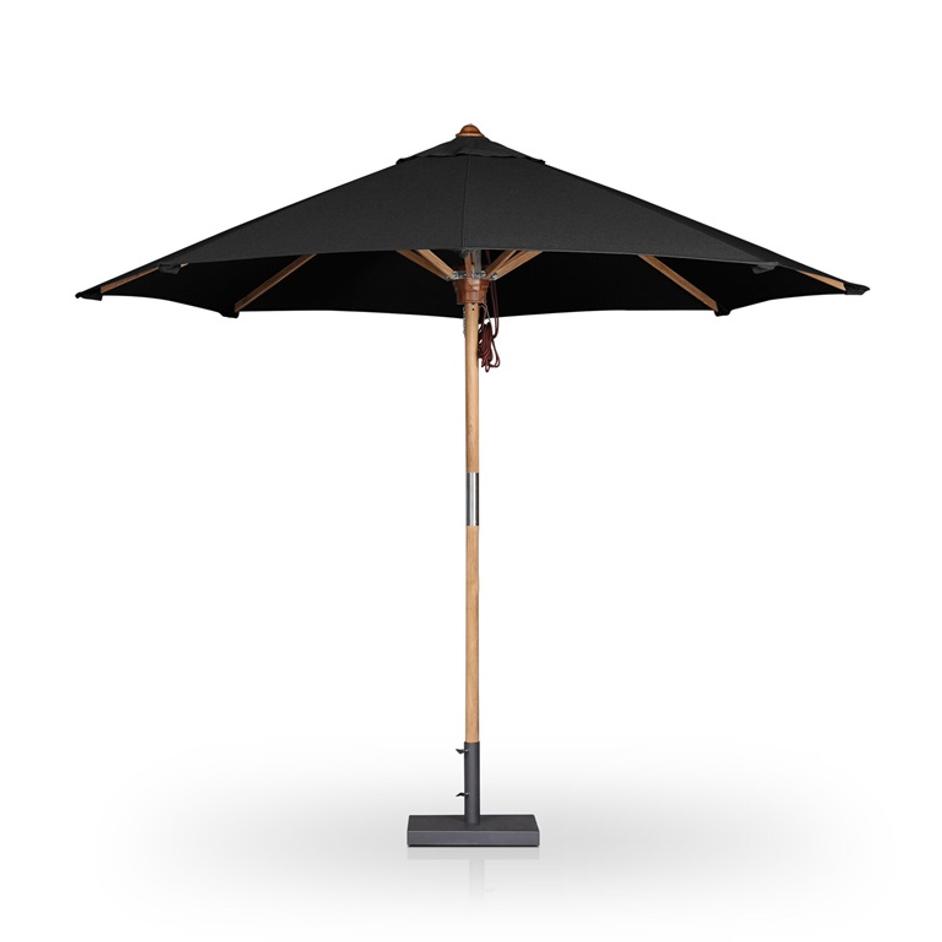 Baska Outdoor Round Umbrella - Arashi Black by Four Hands