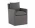 Glenrose Wheeled Dining Armchair - Effie Smoke by Sunpan