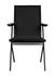 Henderson Sungkai/Mindi and Industrial Steel Chair in Charcoal Black with Black Cotton Fabric by Noir Furniture
