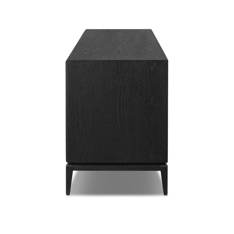 Rosenell Media Console - Black Paper Cord by Four Hands