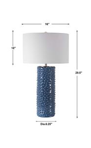 Ciji Blue Table Lamp by Uttermost