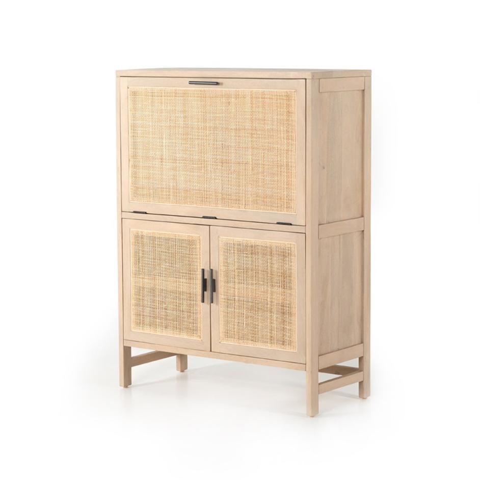 Caprice Bar Cabinet In Natural Mango by FOUR HANDS
