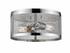 Meshsmith 2 Light Flush Mount in Chrome Finish by Z-Lite