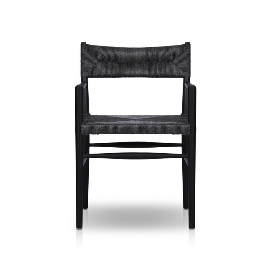 Lomas Outdoor Dining Armchair - Vintage Coal by Four Hands