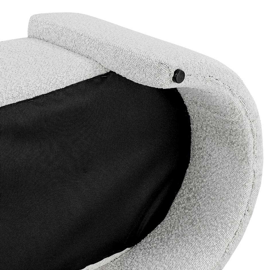 Felicia Fabric Bench, Boucle Beige by New Pacific Direct