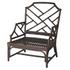 Kara Rattan Accent Arm Chair In Paloma Brown  by New Pacific Direct