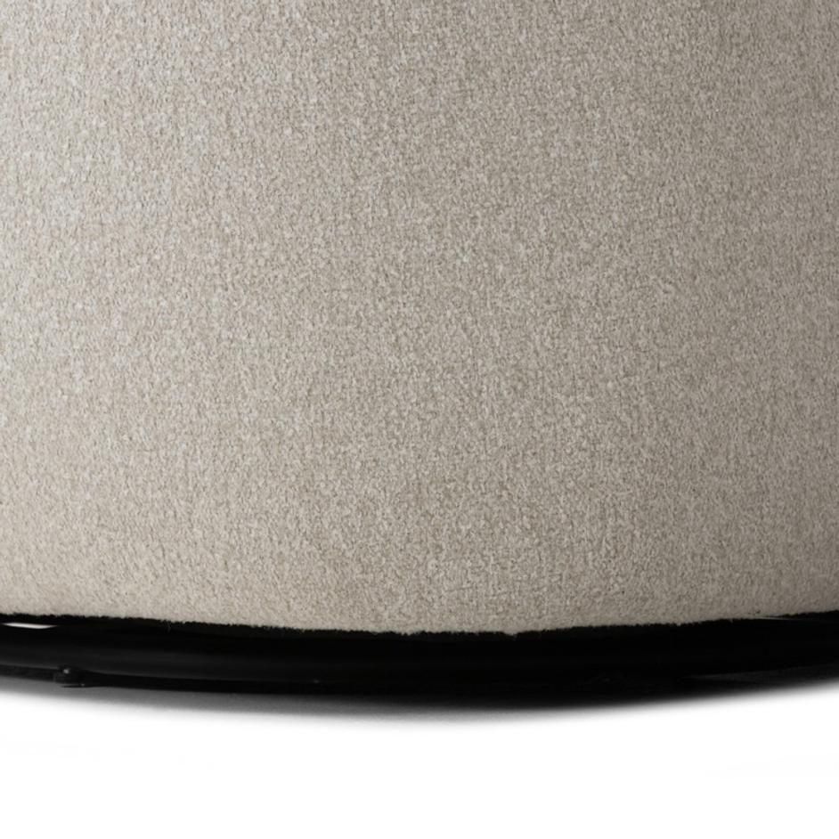 Reed Swivel Chair In Crete Pebble by Four Hands