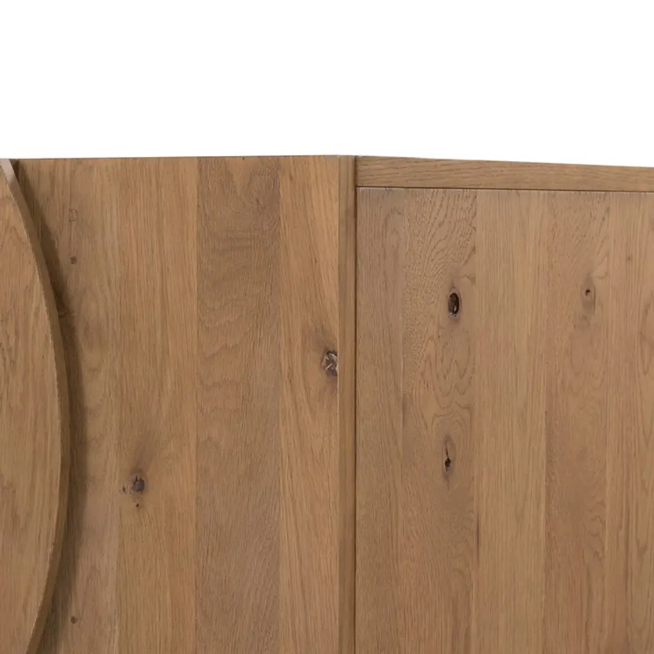 Pickford Media Console In Dusted Oak Veneer by FOUR HANDS