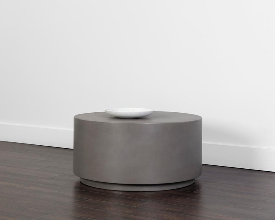 RUBIN COFFEE TABLE - GREY by Sunpan