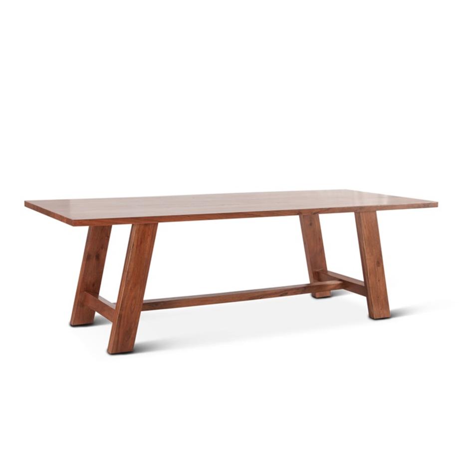Savannah 94" Dining Table, Cinnamon Brown by Home Trends & Design
