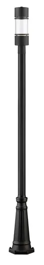 Luminata Outdoor LED Post Light in Black Finish by Z-Lite