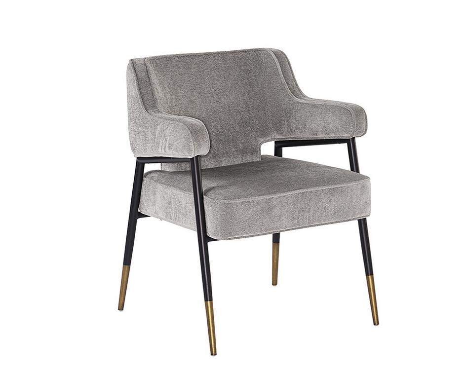 Derome Armchair - Polo Club Stone by Sunpan