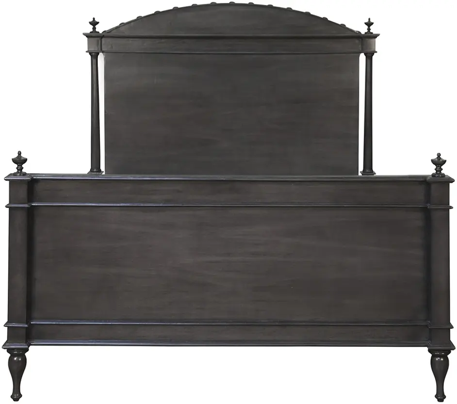 Owen Bed, Queen, Pale by Noir Furniture