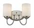 Cardinal 2 Light Vanity  in Brushed Nickel Finish by Z-Lite