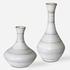 Potter Fluted Striped Vases, S/2 by Uttermost
