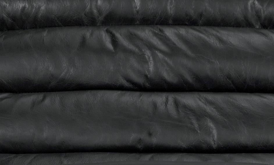 Demeter Chair, Metal and Leather by Noir Furniture