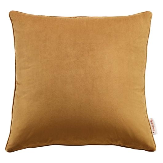 Annabel 18" Performance Velvet Throw Pillow In Cognac by Modway Furniture