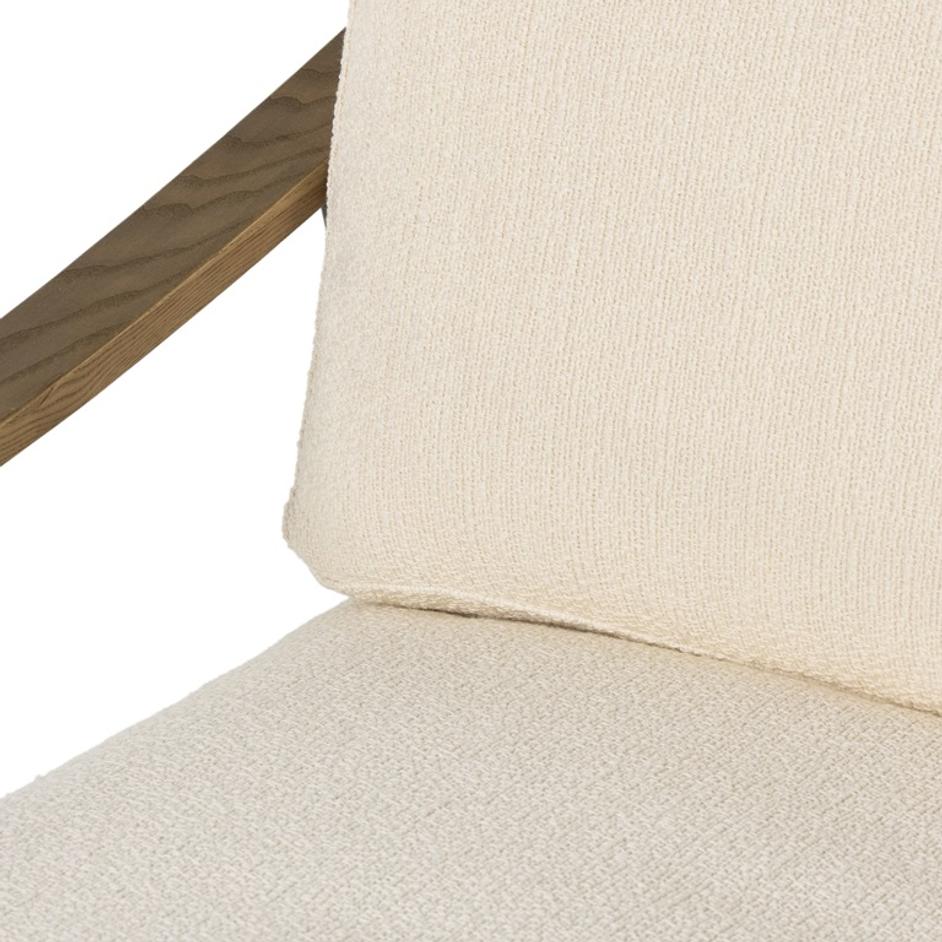 Kennedy Chair In Kerbey Ivory by FOUR HANDS